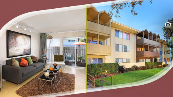 The Heltsley apartments in Redwood City, CA