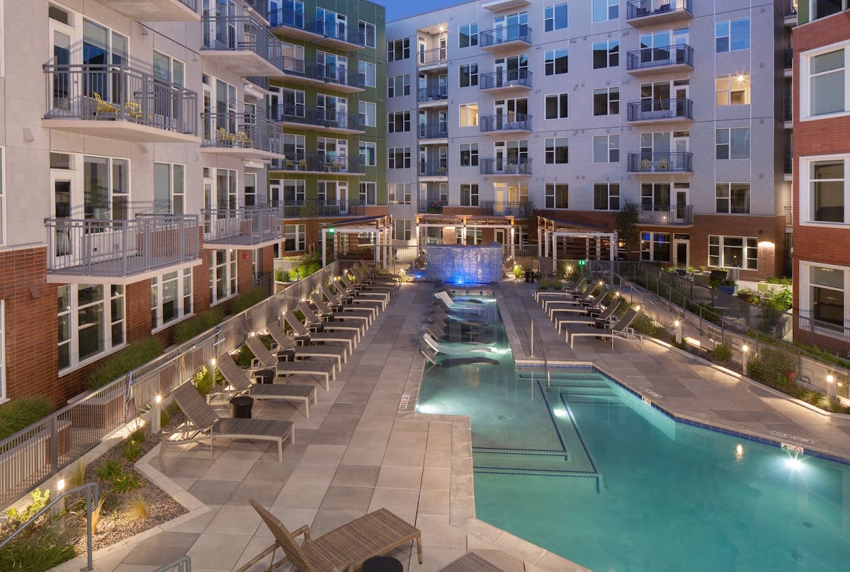 AMLI Riverfront Green apartments in Denver, CO