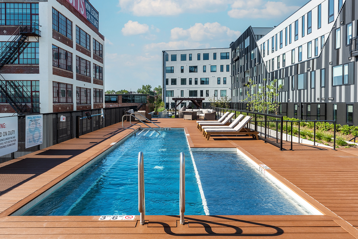Steelcote Square apartments in St Louis, MO